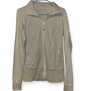 Lululemon Define Jacket Colour: bone 
Size8
